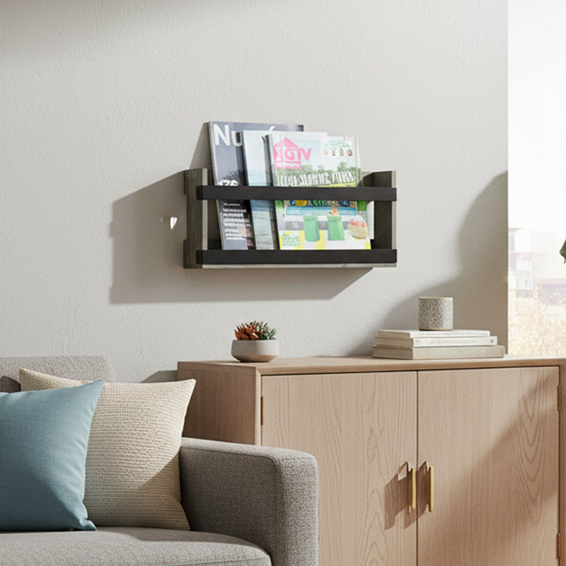 Porte-livres mural double
