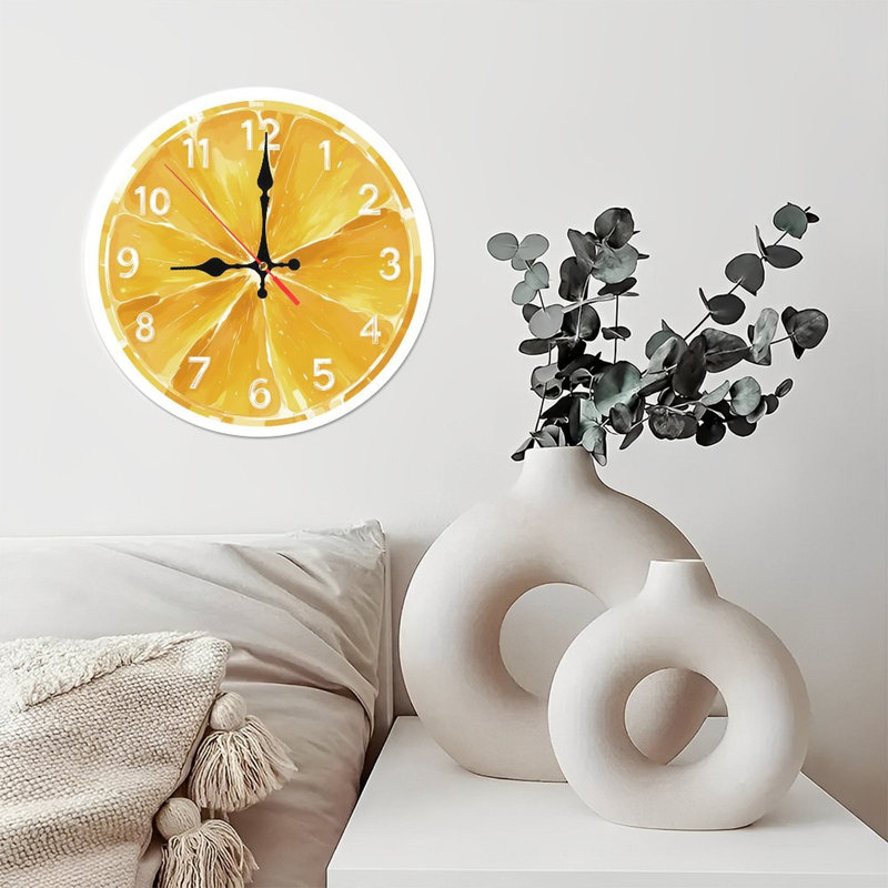 Horloge orange