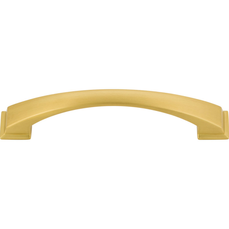 Roman Arch Pull, 5", Brushed Gold