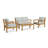 Lanie Rectangular Eucalyptus Outdoor Coffee Table