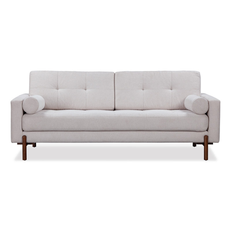 Caliann 3 Seater Fabric Sofa, Cream
