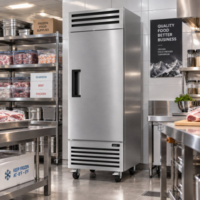 20.3 Cubic Feet 1 Door Reach-In Commercial Freezer