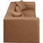 Canapé modulaire en similicuir 3 pièces Houswerth-94884227