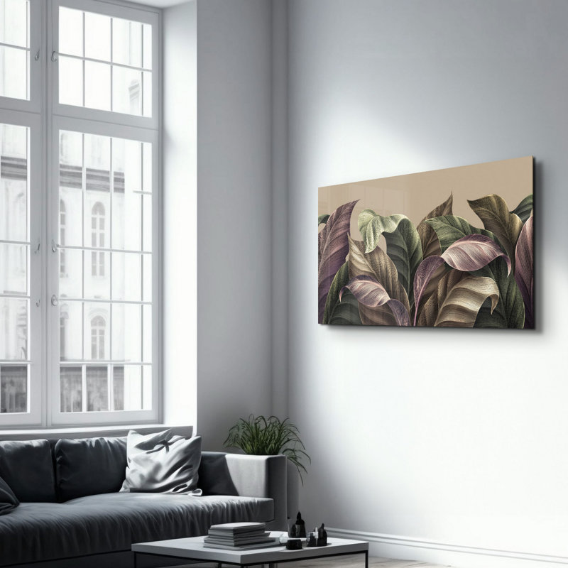 Peinture décorative en verre trempé