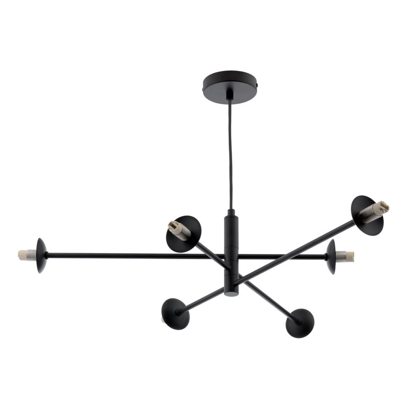 6 - Light Pendant, Matt Black