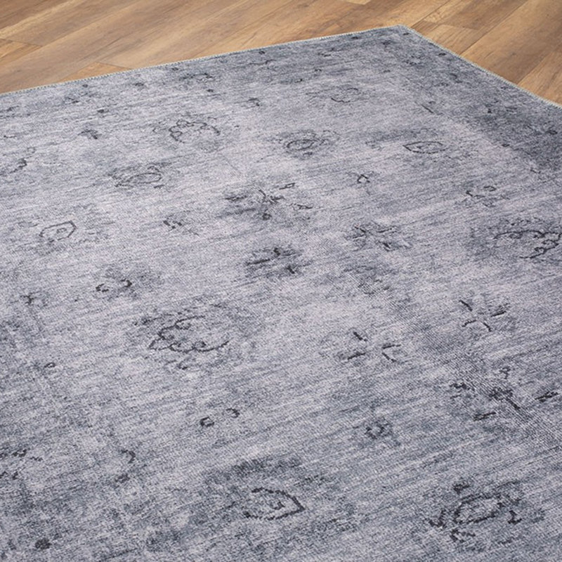 Luxurious Machine Washable Area Rug, 4.9 x 7.5 Feet, 100% Polyester, 1850 g/m², Pile Height: 0.2 inches | Eco-Friendly Recycled Poly Cotton Backing | Perfect for Living Room & Bedroom, Soft and Durable Design