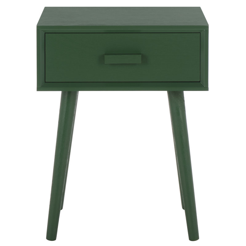 Table de bout avec rangement Dayawati, Vert jardin