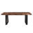 Chaliyah Solid Wood Top Metal Base Dining Table-957116842