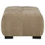 Repose-pieds rectangulaire rembourré Plather Camel-359813084