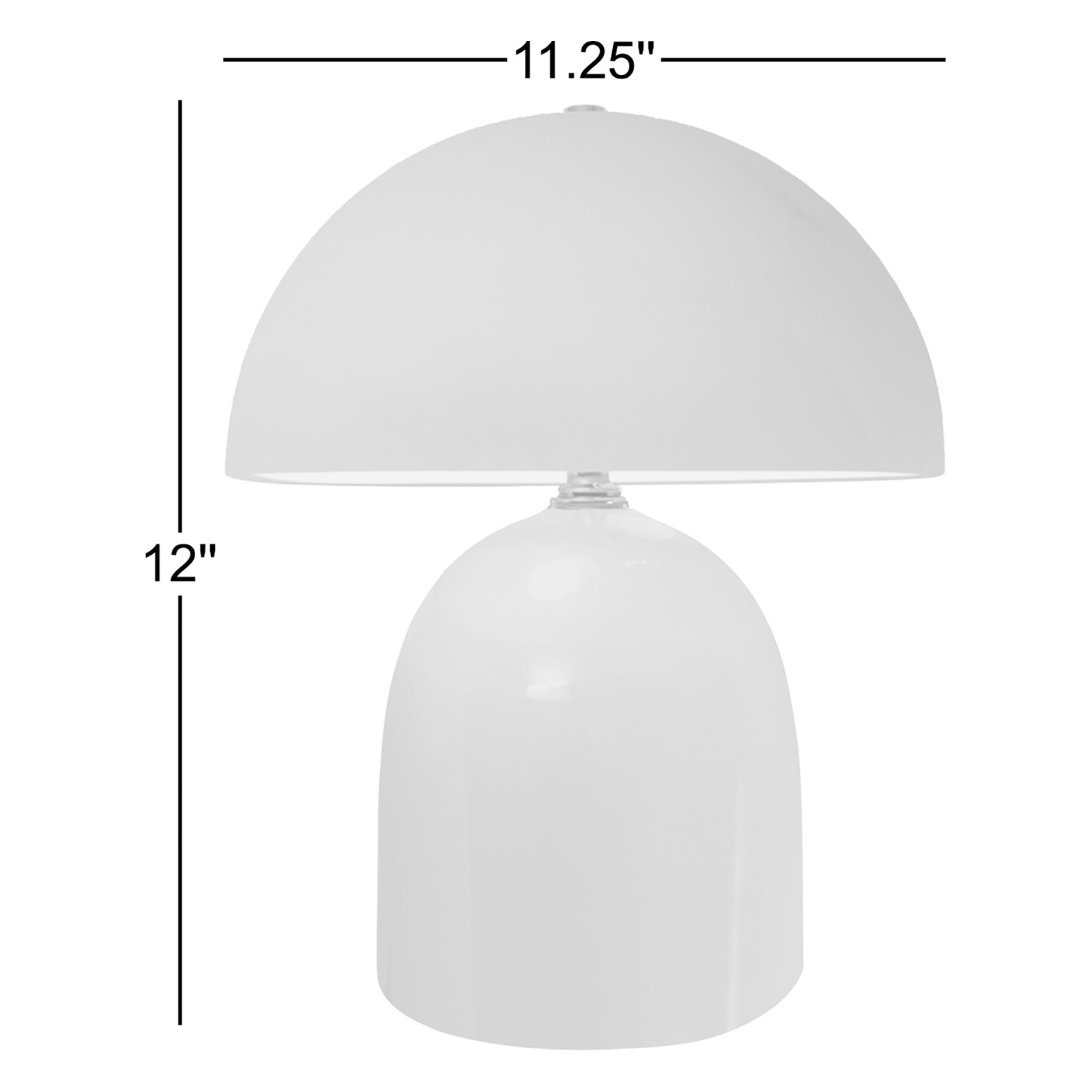 Hardacre Ceramic Table Lamp, Gloss Blush