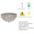 Zoila 9 - Light Dimmable Chandelier-100633518