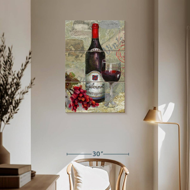 Yarlin Cabernet Sauvignon, 57" H x 36" W