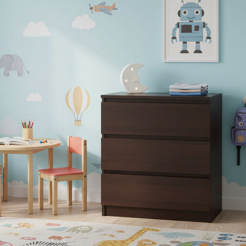 70cm W 3 - Drawer Chest of Drawers, Wenge