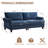 81.1" Rolled Arm Vintage Sofa Coach with Hidden Storage-415664216