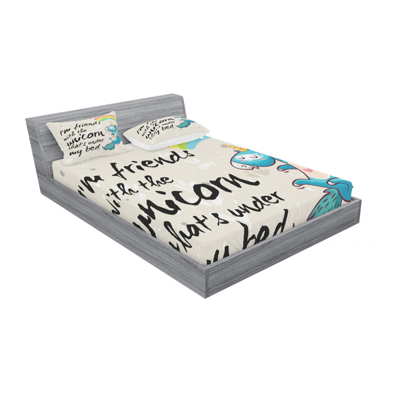 Microfiber Sheet Set, Full Sheet Set with Fitted Sheet