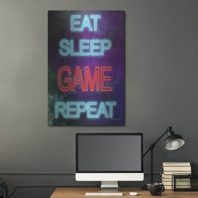 Ebern Designs «Game On 6» par Danhui Nai, art mural en métal