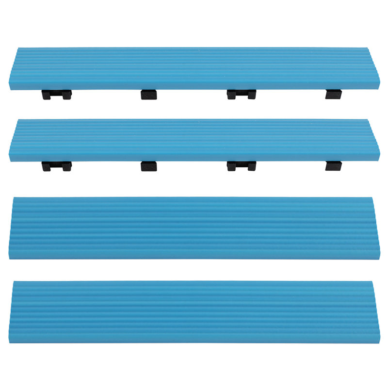 Carrelage de terrasse 2 po x 12 po Quick Deck, Bleu Cara¨ïbes