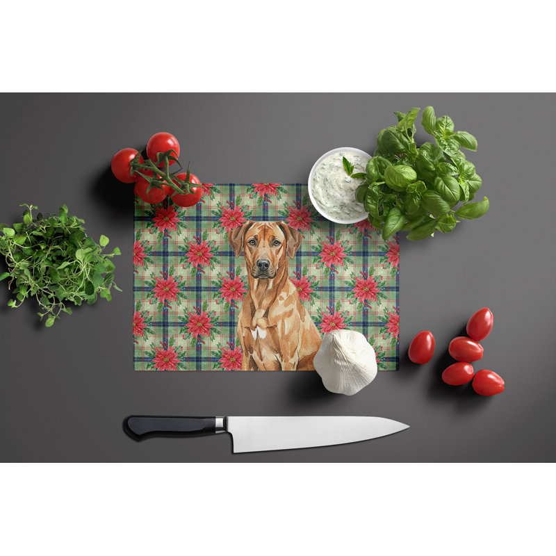 Planche à découper en verre Rhodesian Ridgeback