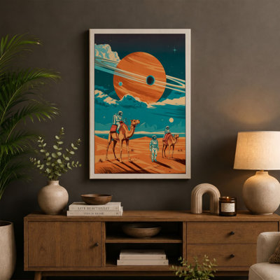 Desert Explorers Retro - Wrapped Canvas