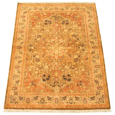 Tapis décoratif en laine noué à la main de conception persane et unique noué à la main new age paki 18/20
