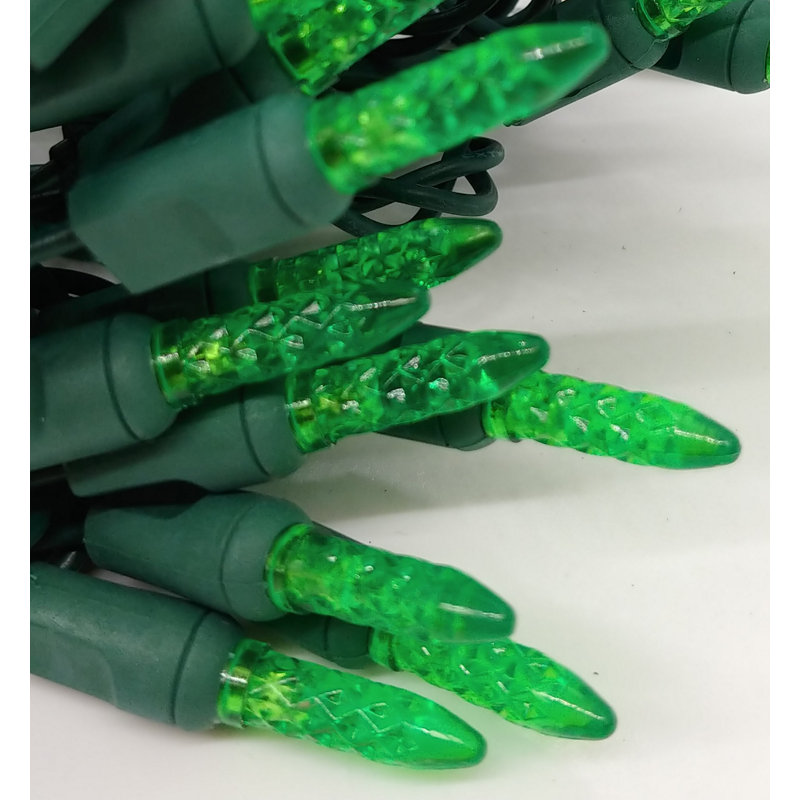 9.5'' LED String Lights, Green