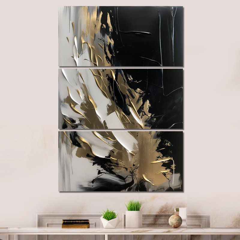 «Mystery Awakening», ensemble d'art mural sur toile, H 32 po x l 48 po x P 1 po