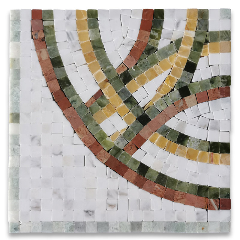 Carrelage mural en mosaïque 4 po x 4 po