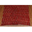 Tapis rouge marocain Trellis fabriqué à la main 7 x 10
