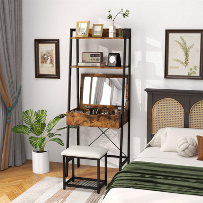 Anbal Dressing Table with Mirror