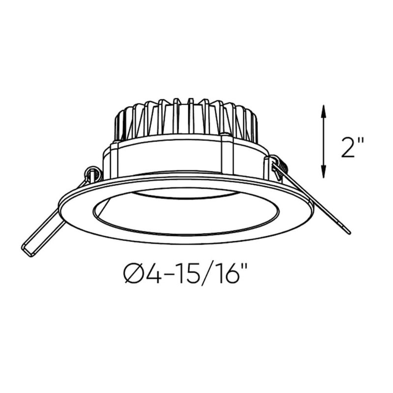 Selectable Color Temperature Dimmable IC Rated LED Canless Recessed Lighting Kit