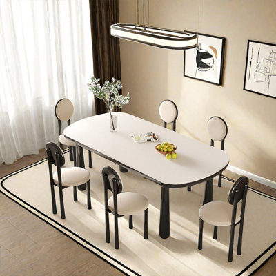 French retro style simple dining table sets