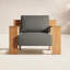 Ridge Outdoor Teak Lounge Chair-1952991424