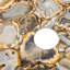 Bloomsbury Market Marcelo 400mm Polished Brown Stone Circular Countertop Basin Bathroom Sink