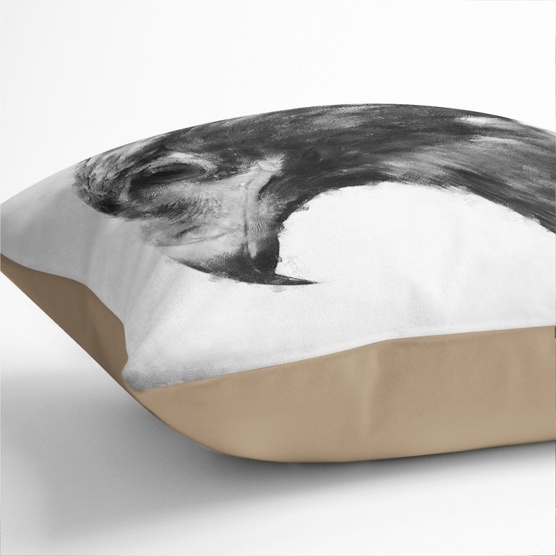 Square Cushion, 55cm H x 55cm W x 20cm D, Stone