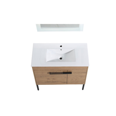35.98'' Single Bathroom Vanity Base Only