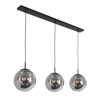 Beaulah 3 - Light Black Sphere Pendant