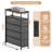 Narrow Dresser with Charging Station White Dresser with 4 Drawer Slim Chest of Drawer Bathroom Pazo-872223274