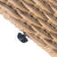Fauteuil ovale d'extérieur en rotin avec coussins Cali Modern-772584224