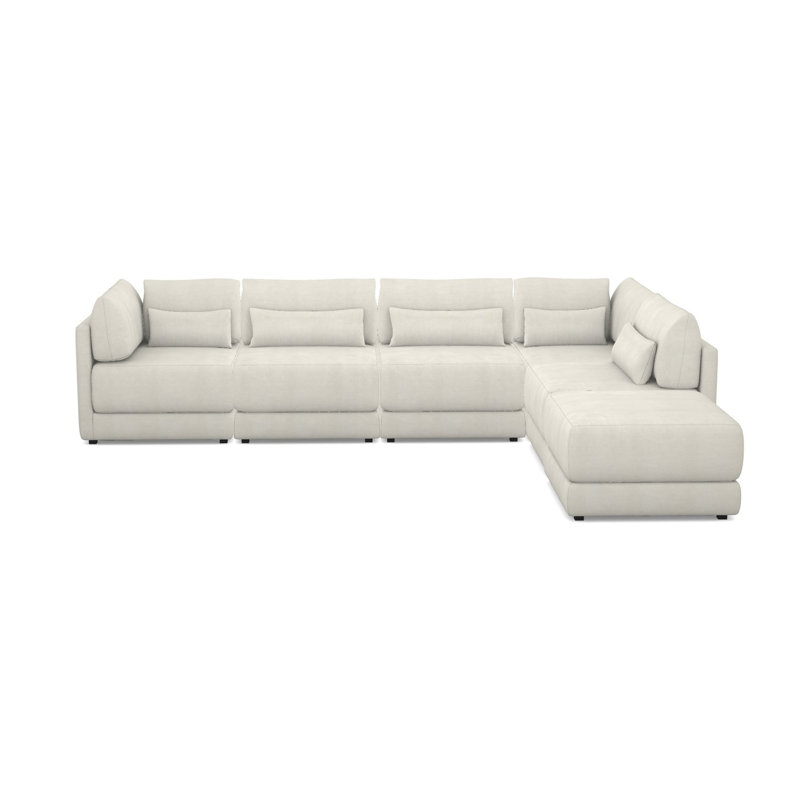 Canapé modulaire 6 pièces Ease, Parchemin Nadia