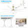Ikera 72'' Ceiling Fan with LED Lights
