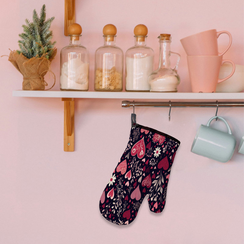 Couvre-lit en coton Rosy Heart Affection