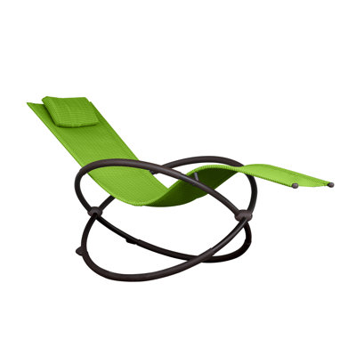Chaise longue orbitale avec coussin Ceara