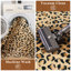Tapis lavable à la machine fantaisie à motif léopard de 152 x 213 cm-133678562