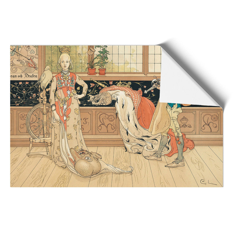Children in Costume by Carl Larsson - Frameless Print, 30cm H x 42cm W x 0.1cm D