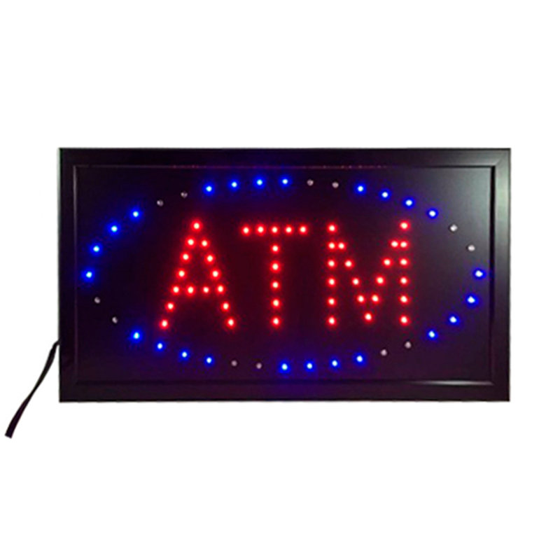 Trinx® Bright LED ATM SIGN ANIMATED NEON LIGHT CHAIN ED746D43A1D9481093B11DF17FA19E4D