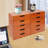 Set Of 4 Drawer Cabinets Desktop Storage Organizers Wood Stackable Drawer Cabinet-1664708890
