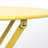 Yellow 3 Pieces Patio Bistro , Metal Construction Chair Table, & Rust-, Foldable For Convenience, Cushions Included Comfort Balcony - Yellow, Rust- Steel Frame, Stylish Design, Space Efficiency, Easy-122907692