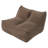 Compression Sofas, Brown Corduroy Compact Modern Beanbag Couch for Home