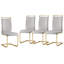 Chaises de salle à manger Modern Glam-129528111
