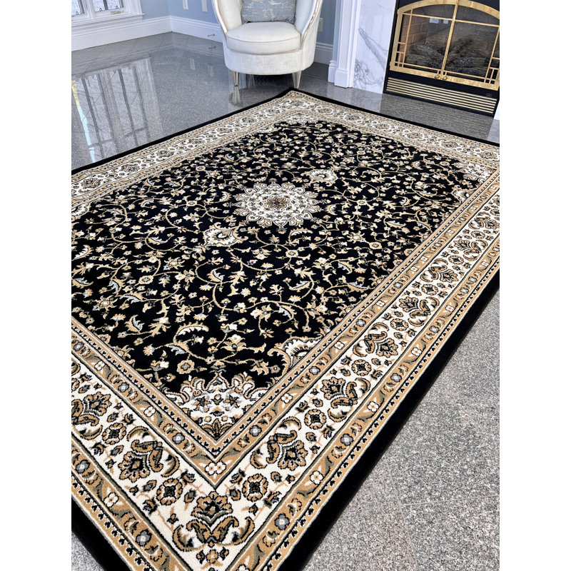 Nakia Wool Oriental Indoor Rug, Rectangle 2' x 3'